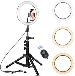 Cerc Luminos Cu Trepied Pentru Poze De Calitate inregistrari Video Si Make Up 