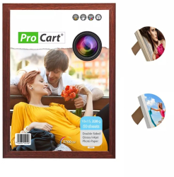 Rama foto A4 pentru perete sau birou aspect vintage lemn Maro 