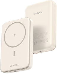 Baterie Externa fara Fir Type-C 10000mAh 20W 5V/3A G15 Silicon Ugreen PB561 25208 G15 Silicon Beige 