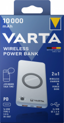 Baterie Externa Wireless Varta Energy 10000mah 18w Qc Pd Fqi Qi Usb Usb Alba ONSG 