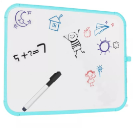 Tabla magnetica alba 28x35.6 cm rama plastic cu marker inclus