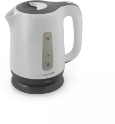 Fierbator electric ESPERANZA 2200W 1 7 litri indicator nivel apa culoare alb gri