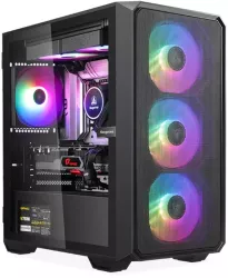 PC Gaming DiaxXa Go BF AMD Ryzen 5 5600XT 16GB DDR4 1TB SSD AMD Radeon RX 6500 XT 8GB calculatoare desktop