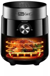 Friteuza cu aer cald AirFryer 1200 W capacitate 2.5 L display digital LED ProCart