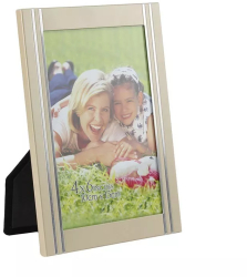 Rama foto Golden Memories metalica 10x15 pentru birou insertii arginti 
