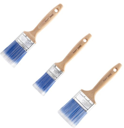 Set 3 pensule pentru vopsele acrilice latex 38 50 63 mm Beorol Expert 