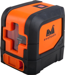 Nivela laser cruce Evotools cu suport RLL 20 m 2 x AA geanta transport 