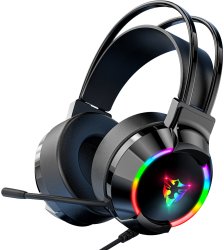 Casti gaming Skylaze G606 RGB sunet 7.1 surround HD difuzoare 50mm puternice microfon ajustabil reducere zgomot PC/PS4/PS5/Xbox