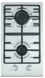 Plita pe gaz incorporabila Finlux FX 320SIX Control mecanic Aprindere electrica 2 arzatoare gaz 29 cm Inox 
