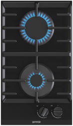 Plita pe gaz incorporabila Gorenje GC321B Control mecanic 2 arzatoare gaz Aprindere electrica 30 cm Neagra