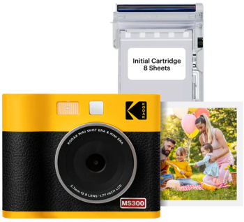 Camera foto instant Kodak Mini Shot 3 ERA MS300 Ecran LCD 1.7 13MP Blit integrat Negru 