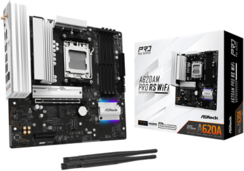 Placa de baza ASRocK A620AM Pro RS WiFi AMD A620A Socket AM5 mATX 