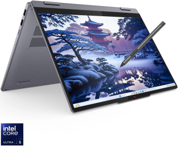 Laptop Lenovo IdeaPad 5 2-in-1 14IAL10 cu procesor Intel® Core™ Ultra 5 225H pana la 4.9GHz 14'' WUXGA OLED Touch 16GB LPDDR5x RAM 1TB 