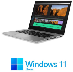 Laptop HP ZBook Studio G5 Hexa Core i7-9850H 32GB DDR4 1TB SSD Win 11 Home 