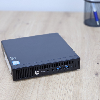Unitate PC Second Hand HP PRODESK 400 G2 MINI PC Procesor I5 6500T Memorie RAM 8 GB SSD 128 GB Windows 10 Pro Stare Buna 