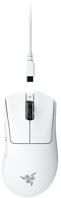 Mouse Gaming Razer DeathAdder V4 Pro 45000 DPI USB-C Wireless (Alb) 