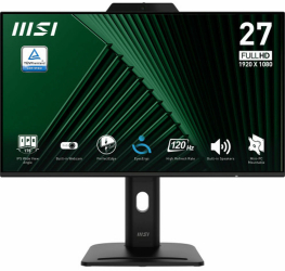 MSI 27" 120Hz IPS MP272PMG Full HD culori negru reglabil rotativ montare pe perete boxe incorporate