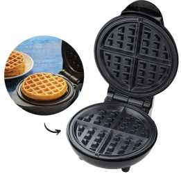 Aparat Electric Mini Negru pentru Vafe 500-600W &Oslash 16cm