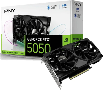 Placa video PNY NVIDIA GeForce RTX 5050 Dual Fan 8GB GDDR6 128 bit placi video placa video