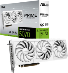 Placa video ASUS GeForce RTX 5070 PRIME OC WHITE 12GB GDDR7 192-bit DLSS 4.0 placi video placa video
