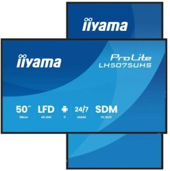 Iiyama 49.5" VA UHD (3840x2160) HDMI DisplayPort negru