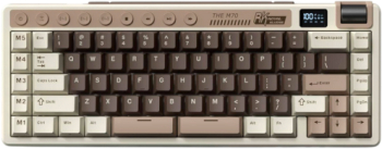 Tastatura Royal Kludge RK M70 Beige switch RGB LED USB Wireless Mocha Grey 