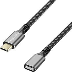 CABLU alimentare și date Logilink pt. smartphone USB 3.2 USB Gen Type-C T la USB Type-C M 1m PD 100W 2 x ecranat aluminiu negru&