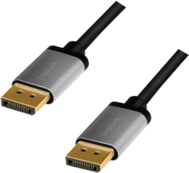 CABLU video Logilink DisplayPort T la DisplayPort T 1.2 2m conectori auriti rezoluție maximă 4K 3840 x 2160 la 60 Hz aluminiu tr