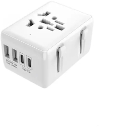 Adaptor priza EU la US UK AUS PD45W Techsuit HHT203A