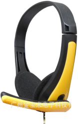 Casti gaming pentru notebooks telefoane tablete PS4 Xbox One microfon cu anulare a zgomotului jack 3 5 mm Galben