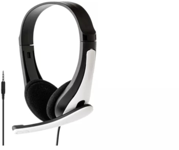 Casti gaming pentru notebooks telefoane tablete PS4 Xbox One microfon cu anulare a zgomotului jack 3 5 mm Alb