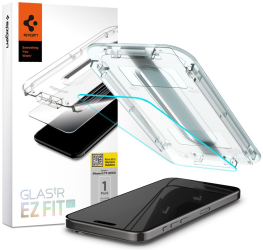 Folie iPhone 15 Pro Spigen Glas.tR EZ Fit transparenta