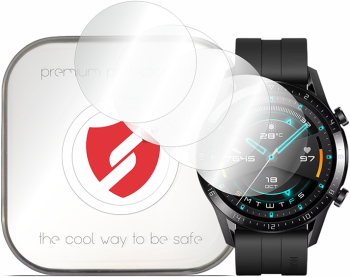 Folie regenerabila premium Huawei Watch GT 2 46mm Smart Protection Classic transparentă Pachet 4buc.