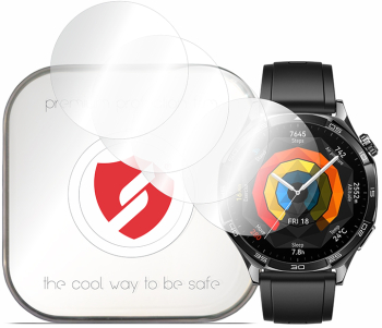 Folie regenerabila premium Huawei Watch GT 5 46mm Smart Protection Classic transparentă Pachet 4buc.