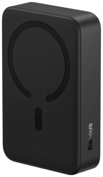 POWER BANK Baseus Magnetic Mini Wireless 20000mAh 20W 2 x USB Type-C output / input 15W wireless charging negru PPCX150001 timbru ver 