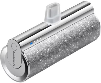 POWER BANK USB 5000MAH / SILVER LIPSTICK-L W0573S VEGER W0573 timbru verde 0.98 lei 