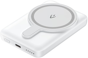 POWER BANK Vention 5.000 mAh 20W magnetic wireless 1 x USB-C 166g alb FHSW0 timbru verde 0.98 lei - 6922794785496 