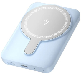 POWER BANK Vention 5.000 mAh 20W magnetic wireless 1 x USB-C 166g albastru FHSL0 timbru verde 0.98 lei - 6922794785465 