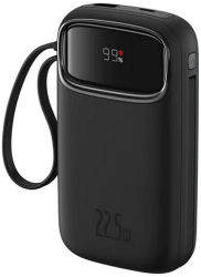 Power bank Baseus Qpow2 Dual-Cable 20000mAh PD 3.0 + QC 3.0 22.5W 1 x USB 1 x Iphone Lightning 2 x USB Type-C digital display pentru s 