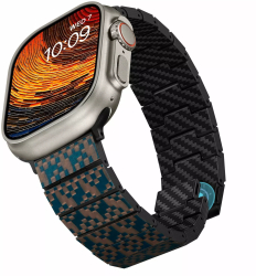 Curea Pitaka din Fibră de Carbon Dreamland pentru Apple Watch seriile 1 - 9 SE UltraUltra 2 38404142444549 mm