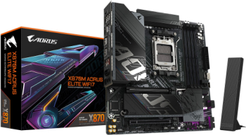 Placa de baza Gigabyte X870M AORUS ELITE WIFI7 AMD X870 Socket AM5 mATX 