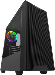 Carcasa Aqirys Virgo ARGB Middle Tower Tempered glass Negru