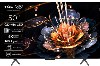 Televizor QD-Mini LED TCL Smart 50C61KS Seria C61KS 50 inch Ultra HD 4K Black 