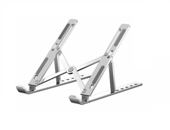 Suport pliabil pentru laptop aluminiu reglabil argintiu
