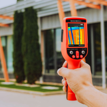 Scanner termic digital - cu ecran tactil baterie si slot pentru card microSD 