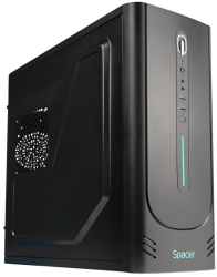 PC gaming TechTower Intel Core i7 4770 Memorie RAM 16GB DDR3 Capacitate 512 SSD Placa video RTX 3050 Black Windows 