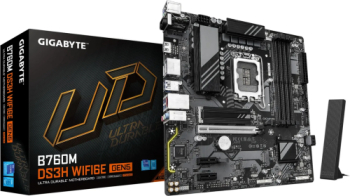 Placa de baza GIGABYTE B760M DS3H WIFI6E GEN5 DDR5 Intel B760 LGA 1700 mATX placi de baza