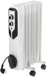 Calorifer electric cu ulei 7 elementi 600W/900W/1500W Alb 