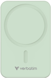 Power bank Verbatim Charge n Go Essentials 20000 mAh wireless charging green 69x104x29mm 