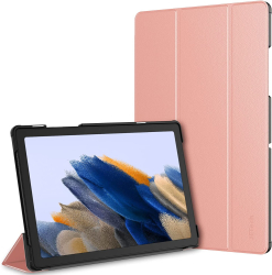 Husa Slim Sigloo Smart Cover Trifold pentru tableta Huawei Matepad 10.4 2022/2021 10.4inch din Silicon protecție 360 model Rose Golden